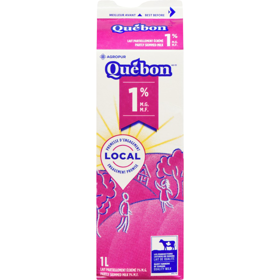 Lait Québon 1% - 1L