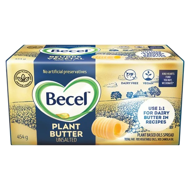 Beurre végétal sans Produits Laitiers Becel Non Salé 454 g
